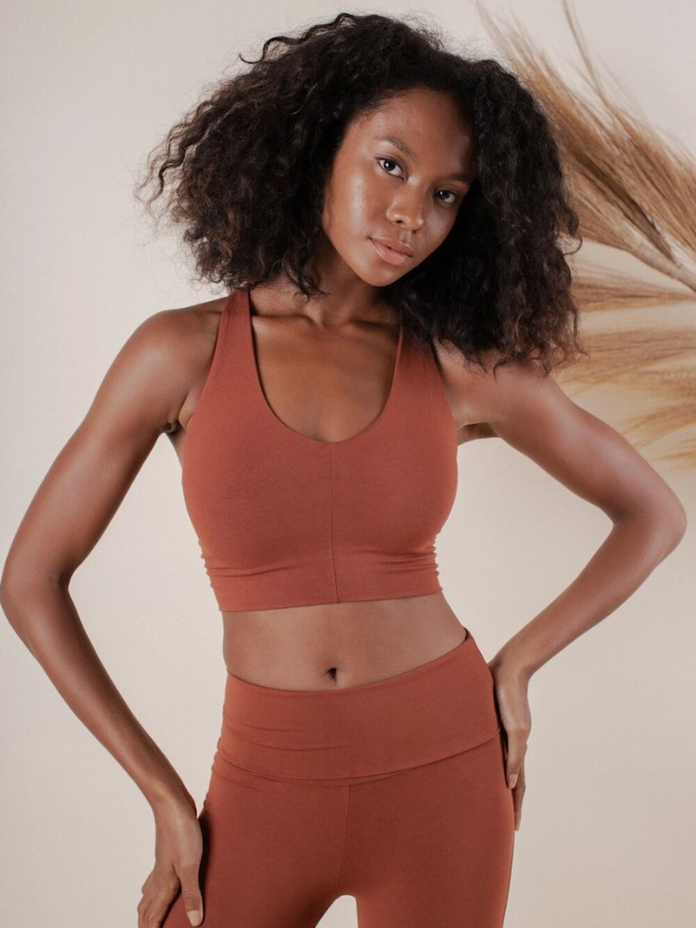 Indigo Luna Agni Cross Top Rhubarb - S